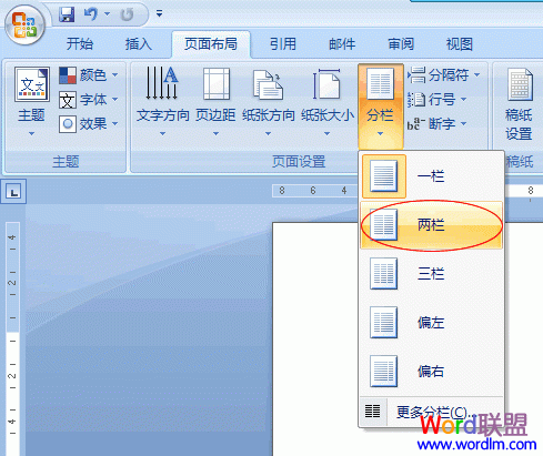 Word2007ƪĵý̳